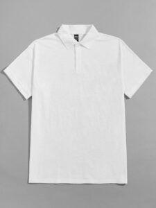 White Polo T-Shirt For Men