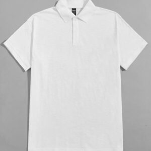 White Polo T-Shirt For Men