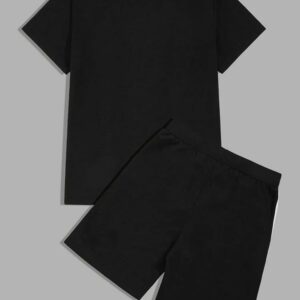 BLACK CO-ORDS FOR MEN