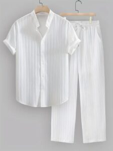 White Co-0rds Light Weight For Womens