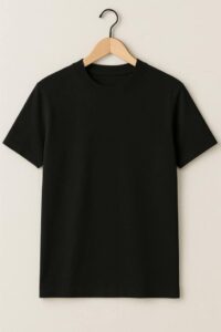 Blacl LightWeight T-Shirt For Women